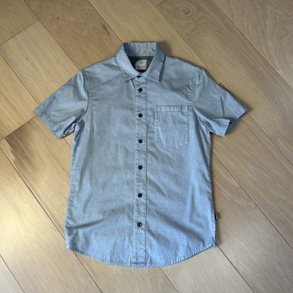 Flylow Button Up Shirt Short Sleeve Men’s Small